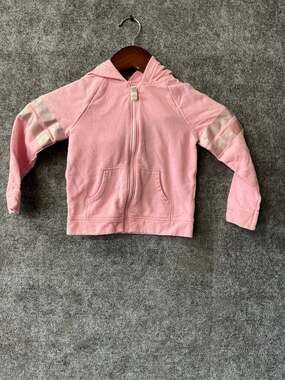 Cat & Jack Pink Unicorn Full Zip-Up Hoodie Sweatshirt Girls Size 4T